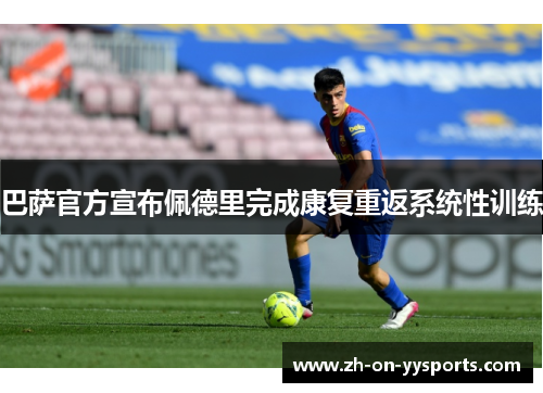 巴萨官方宣布佩德里完成康复重返系统性训练 巴萨官方宣布佩德里完成康复重返系统性训练